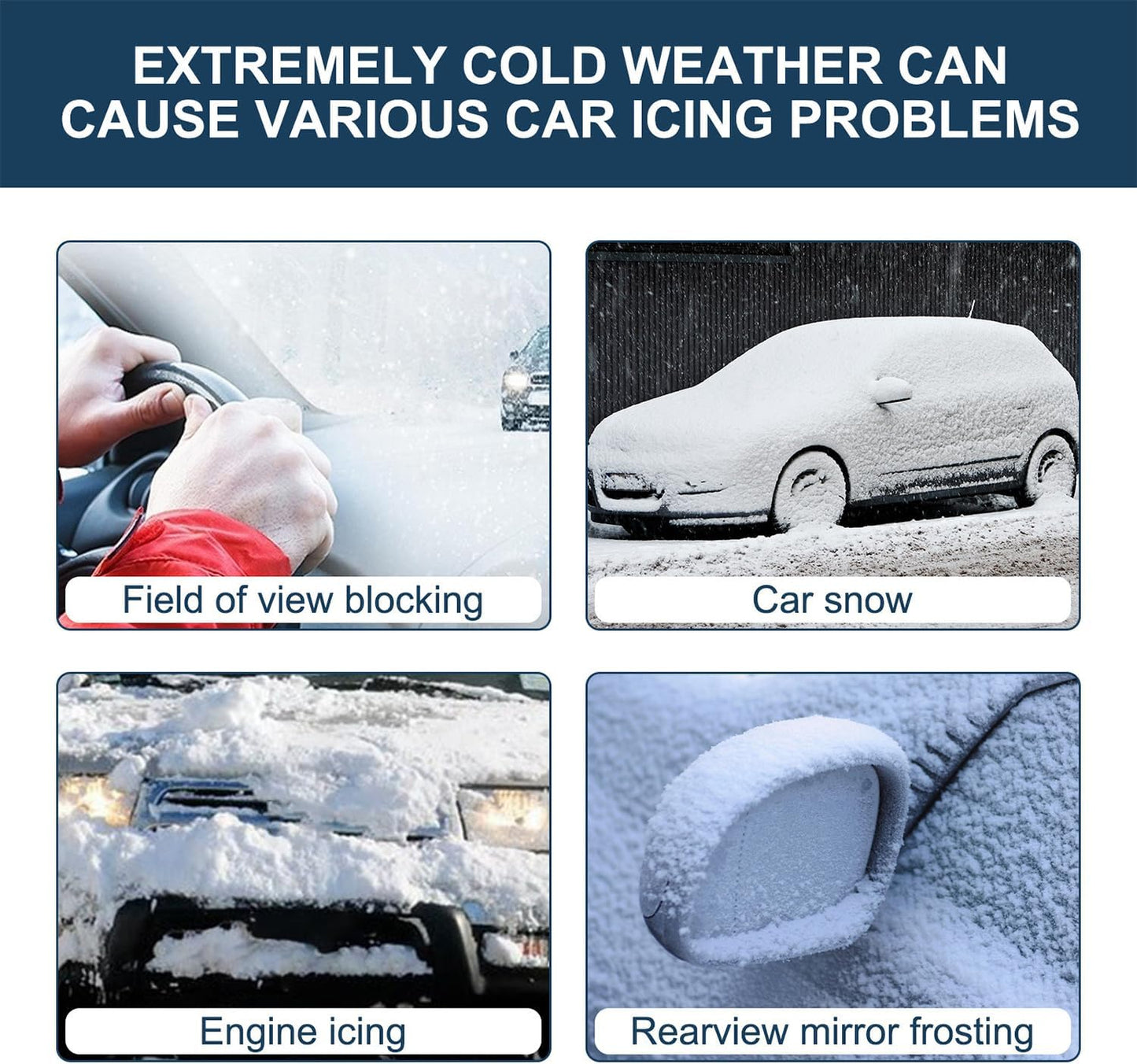 Electromagnetic Anti-Freezing Device ~ Enjoy a clear windshield every winter morning.