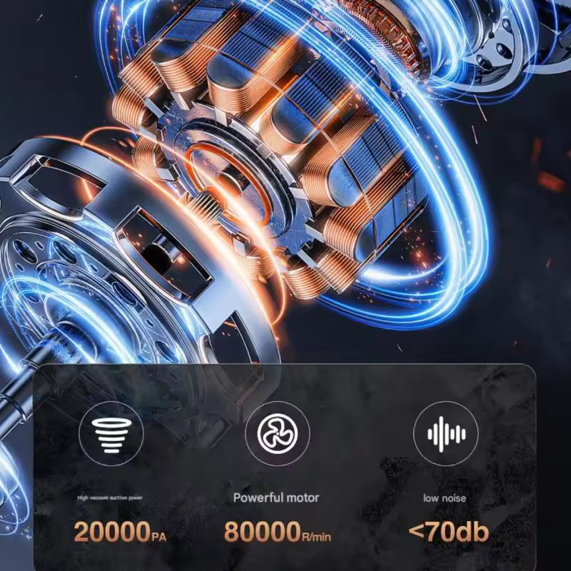 Powerful Cordless Handheld Vacuum for Pet Hair, Car, Home, Office, Multi-Surface Cleaning, Rechargeable, Lightweight, Portable M